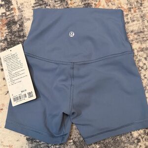 lululemon athletica Slate Blue Bike Shorts